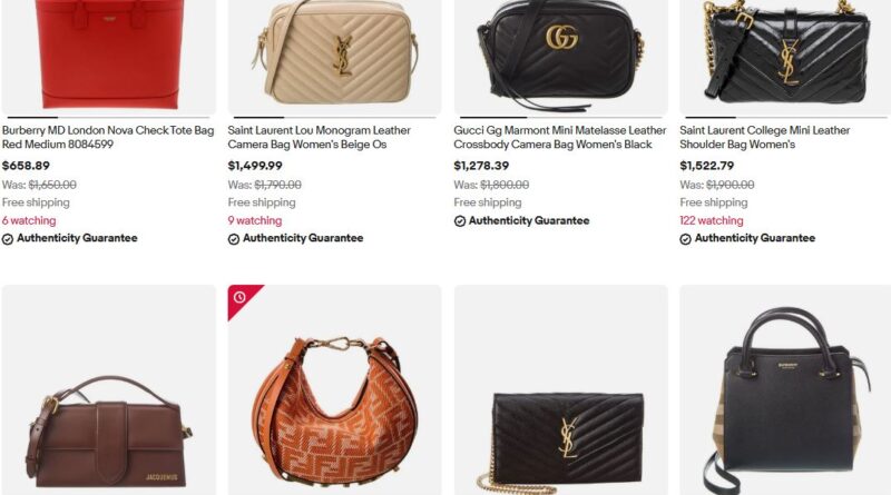 Gucci Burberry Louis Vuitton Saint Lauren Bags Black Friday Deals