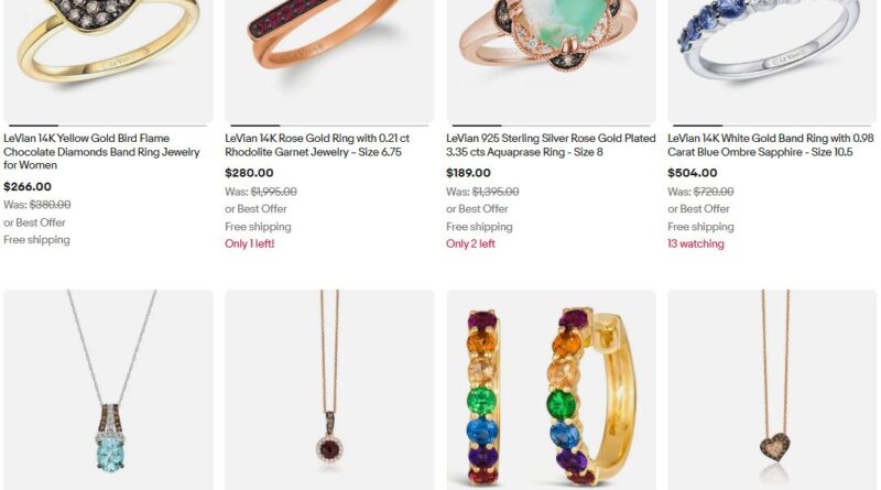 Black Friday Le Vian jewelry Deals up to 70% off