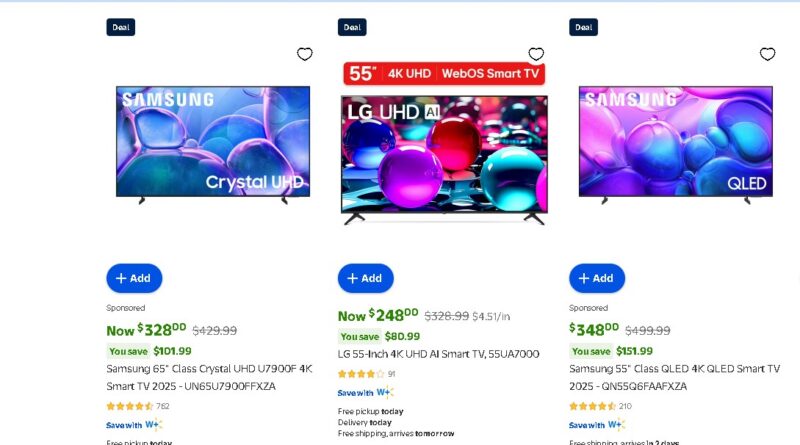 Walmart Black Friday TV Deals